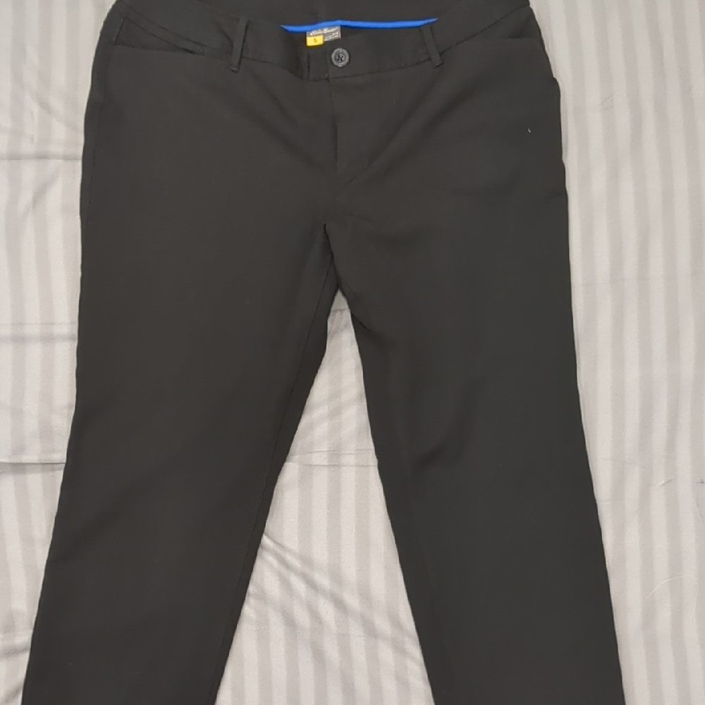 Great for Travel and Golf - Eddie Bauer Women's Black Pants